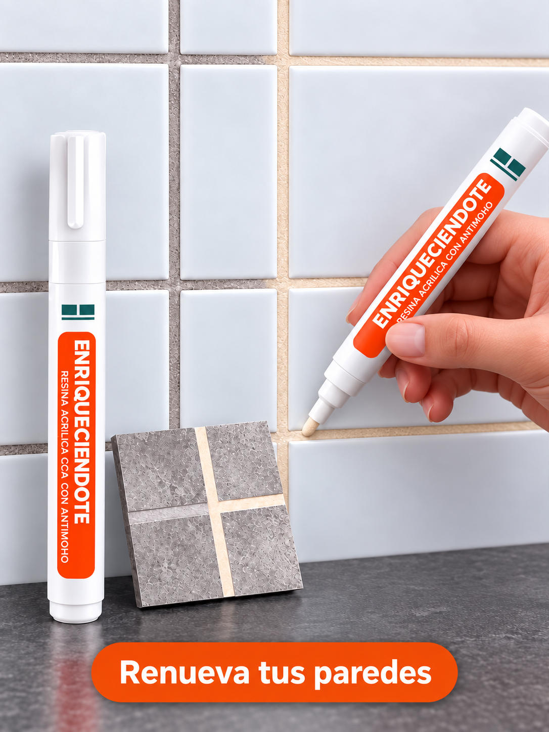 Rotulador Sella-Juntas™ · resina acrílica con antimoho
